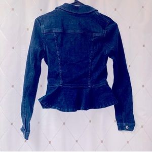 Denim jacket peplum